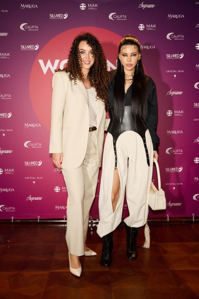 Оксана Самойлова, Катя Гордон, Лина Джебисашвили на открытии женского клуба Светланы Сильваши