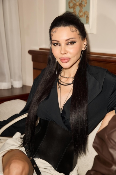 Оксана Самойлова, Катя Гордон, Лина Джебисашвили на открытии женского клуба Светланы Сильваши