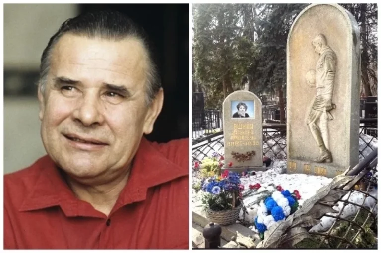 Бело-голубые венки и мячи. Как выглядит могила Льва Яшина в день его смерти